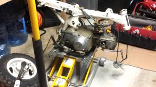 97 Honda z50r 2 hours to take apart