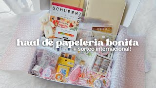 HAUL DE PAPELERÍA BONITA Y MATERIAL ESCOLAR ✨¡Y SORTEO CON STATIONERY PAL!  💞 COMPRAS BLACK FRIDAY