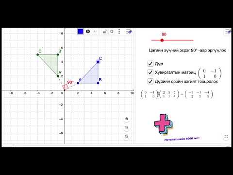 Видео: Та хувиргах матрицыг хэрхэн олох вэ?