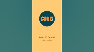 ⚡ React.js Intermediate Quiz #3 | Test Your Skills! 🧑‍💻🔥 | CodeForYou