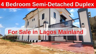 Fully Finished 4 Bedroom Semi-Detached Duplex for sale in Lagos Mainland