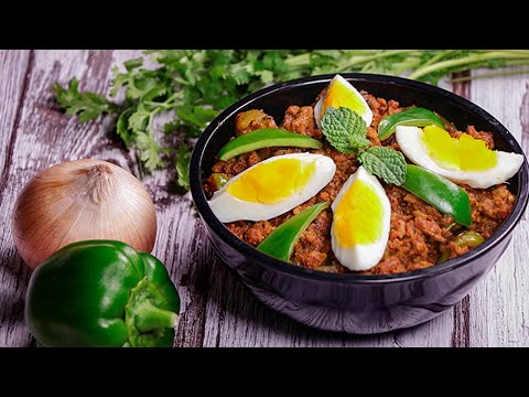 Shimla Mirch Qeema Recipe By SooperChef