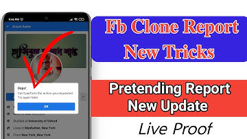 How To Pretending Report Facebook Account। Facebook Pretending Report New Update