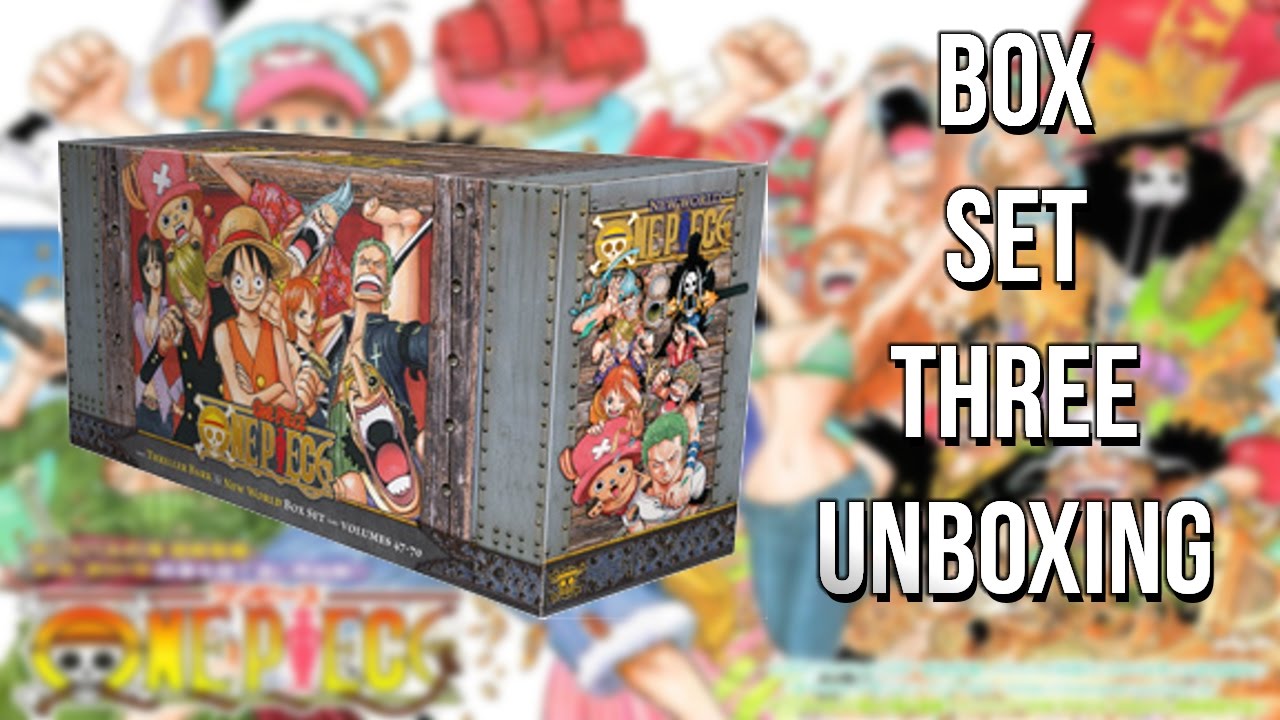 One Piece Manga Box Set 3 Unboxing Volumes 47 70 Sustain The Industry ワンピース Youtube