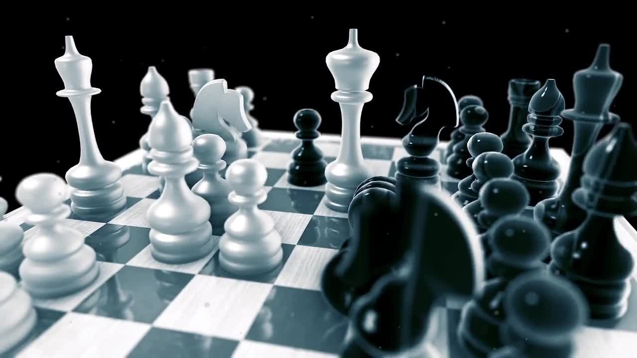 Flying Chess - Stock Motion Graphics