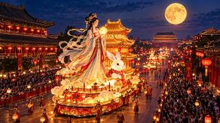 🇨🇳 Beijing Mid-Autumn Festival China 2026 | Grand Moon Goddess Parade & Lanterns 4K