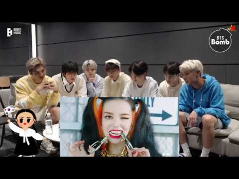 BTS reacting to Blackswan 'close to me' [MV]