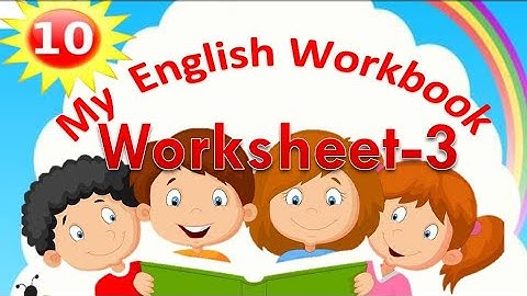 English workbook class 10 | PSEB english workbook worksheet 3 solved