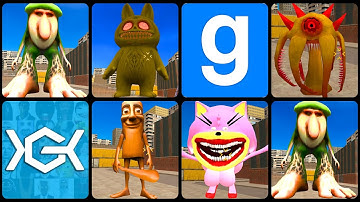 NEXTBOTS IN PLAYGROUND MOD BER BER PATAPIM, PINK SONIC, LABUBU, SIMON SPRUNKI GARRY’S MOD