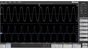 Power analysis with Tektronix Tekscope offline oscilloscope software