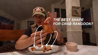 friday means a mixed bag of crab rangoons (i found the best shape)