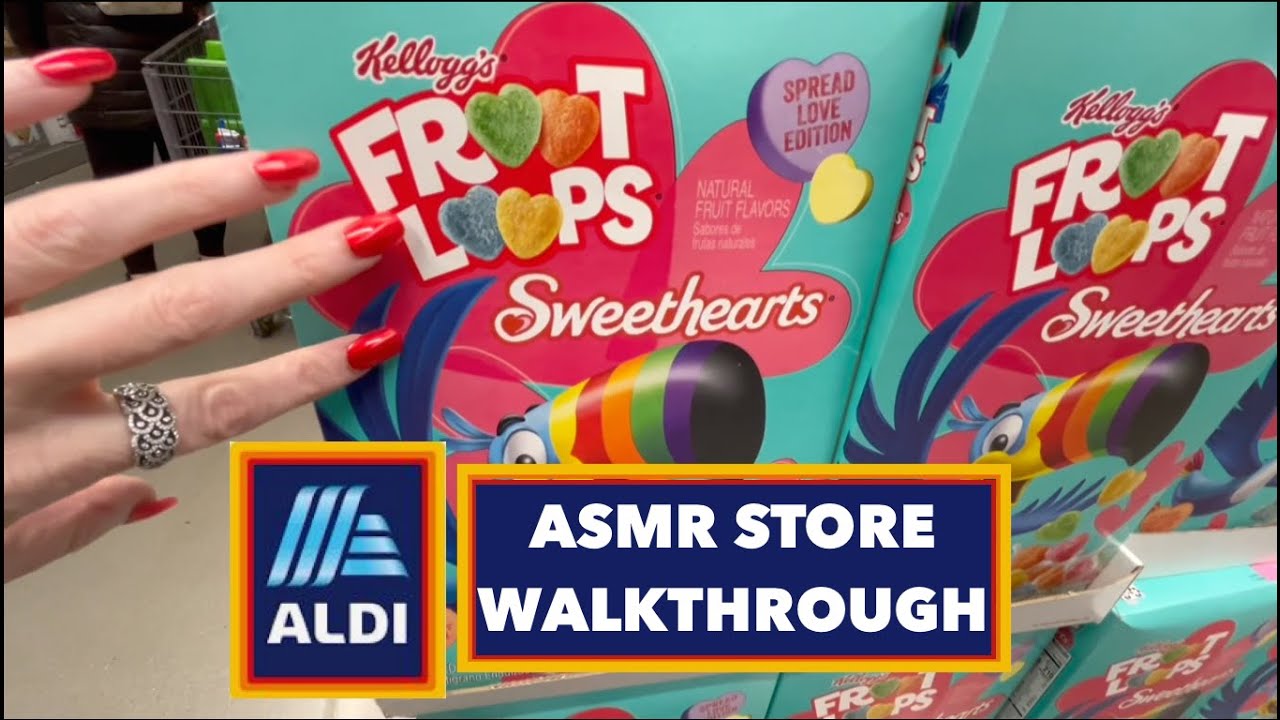 ASMR Gum Chewing Aldi Store Walk Through | Whispered Voice Over