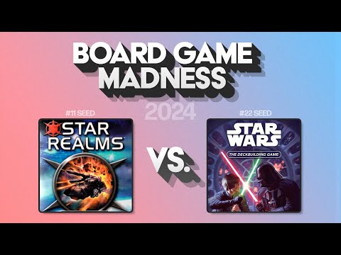 #11 Star Realms vs #22 Star Wars deckbuilding game - Board Game Madness 2024