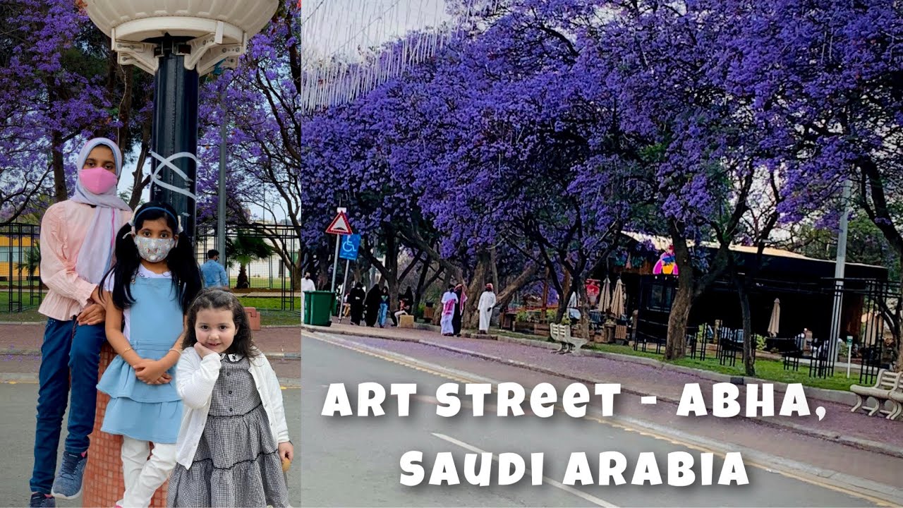Art Street  Abha | شارع الفن ابها  | Tourist attraction Abha, Saudi Arabia | SistaDrizzles |