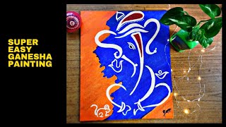 EASY GANESHA PAINTING. LORD GANESHA DRAWING #GANESHAPAINTING  #CANVASPAINTING #GANESHCHATURTHY screenshot 4