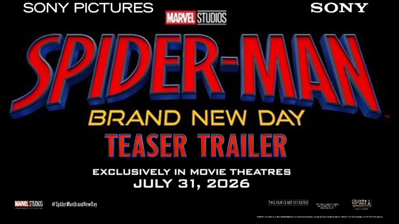 SPIDER-MAN Brand New Day TRAILER EXACT RELEASE DATE & TIME REVEALED!