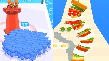 Count Master Vs Sandwich Runner| Android Ios | All Levels