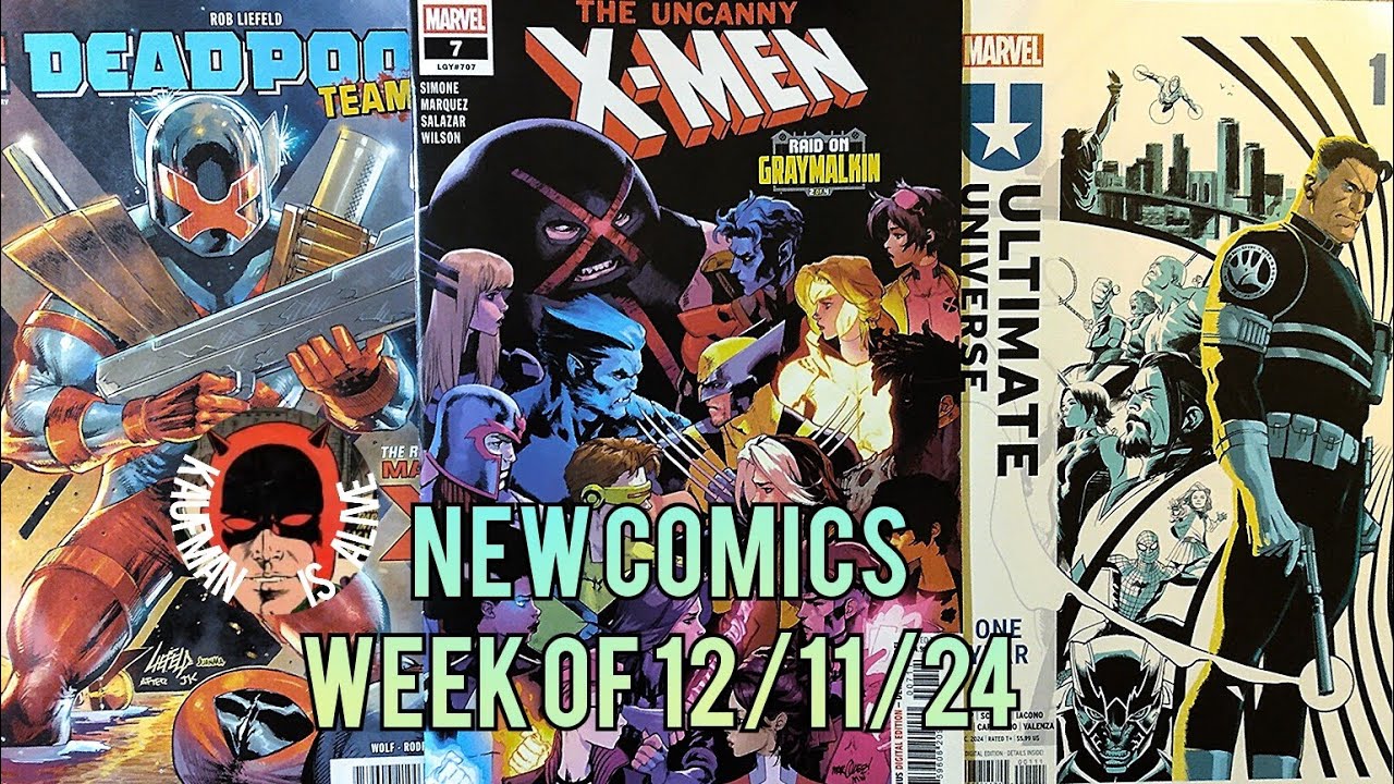 New Week Comic NEW COMICS Week of 12/11/24 - YouTube