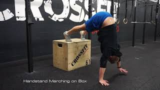 Handstand Marching On Box