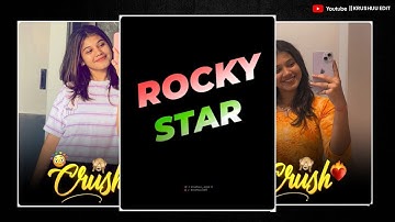 Rocky Star Band New Tone 🔥 || Aadivasi Video Editing Alight Motion 🤩
