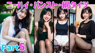 【Ai美女】ニーハイソックス、パンスト美女✨️ Part5【Aiグラビア】#Ailookbookgirl#Aicute#Stablediffusion#Aigirl#Aibeauty#網タイツ