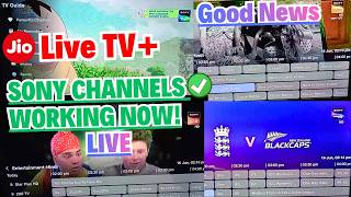 Sony Channels Now Working on Jio Live TV+ 🤩 || Sony TV, Sony MAX & More 🔥