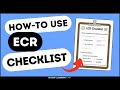 ECR Checklist and STAR Test Preparation