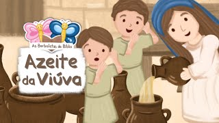 O Azeite Da Viúva Eliseu Desenho Bíblico Infantil Kids Crianças