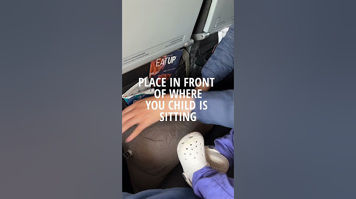 Flying with a toddler AIRPLANE HACK -  Double your Child's seating area..No Extra Seat needed