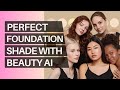 Find a Perfect Foundation Shade with Beauty Technology | Beauty AI | Beauty Tech