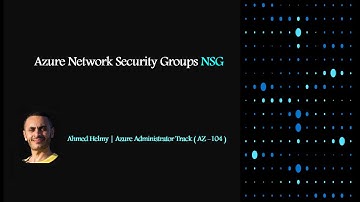[ Azure Arabic ] | Azure Administrator (AZ-104)| Azure Network Security Groups NSG | AZ104 Labs