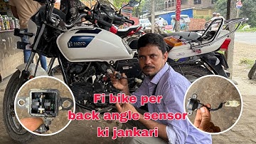 How to check whether the back angle sensor on Splendor Bs6 bike is faulty or correct ￼￼
