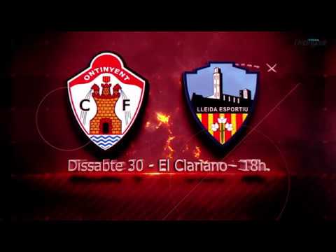 Prèvia Ontinyent CF  *  Lleida Esportiu  2017_2018