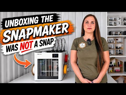 Snapmaker U1 - Unboxing, Setting Up and Working through Calibration