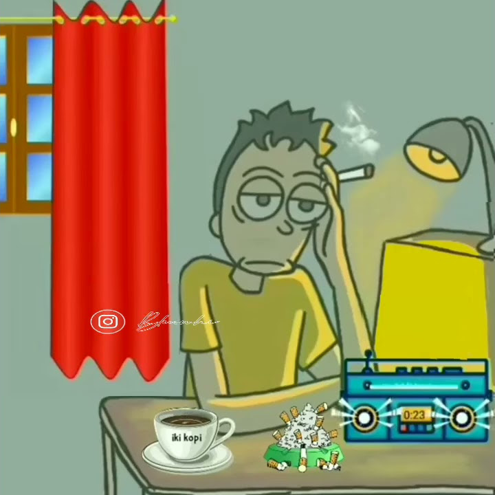 Disaat Sendiri - Status WA Kartun - Dadali band