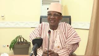 PM Choguel, lors de l’audience accordée à l’Association des Écrivains du Mali, ce mardi 14 mai 2024.