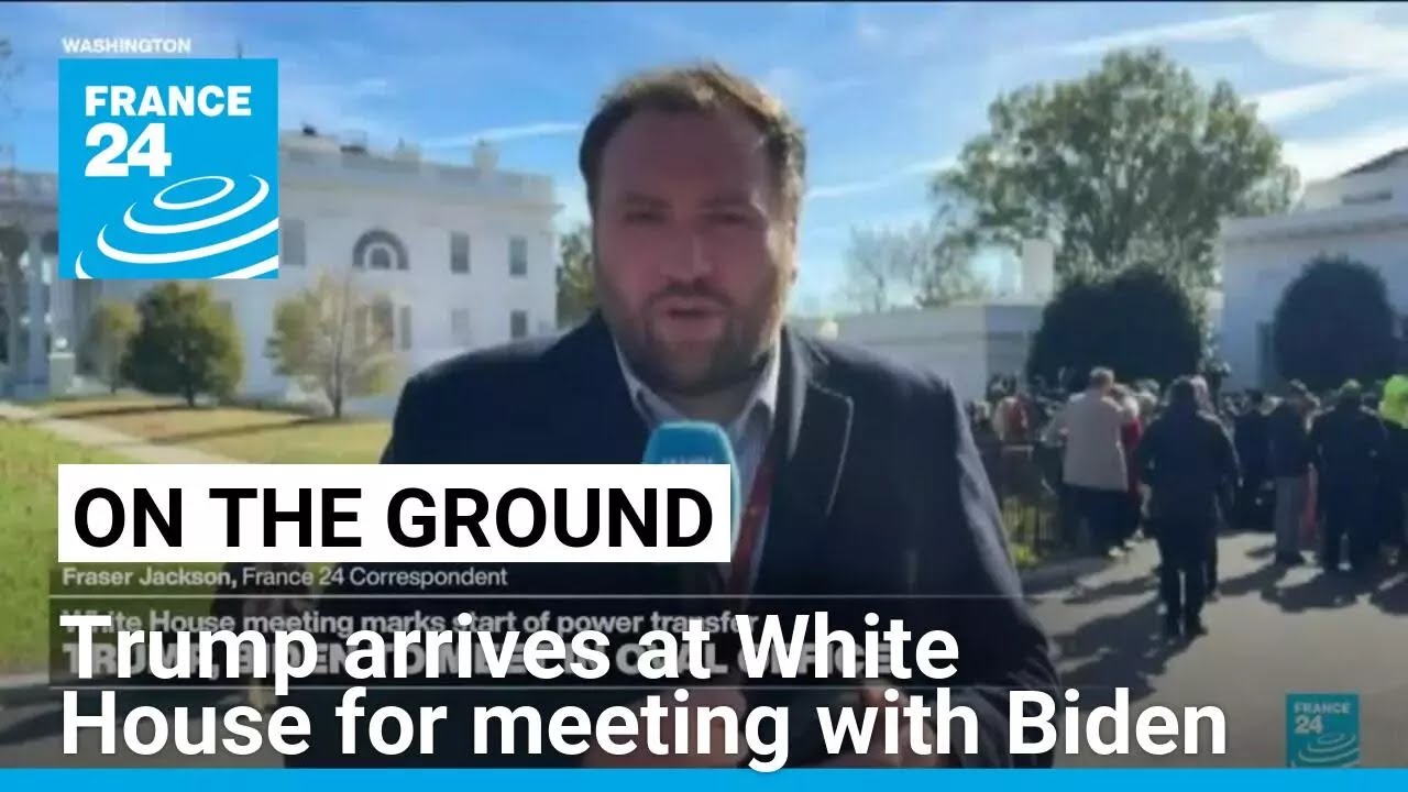 Trump arrives at White House for meeting with Biden after GOP ...