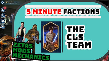 IN DEPTH SWGOH CLS Rebel team GUIDE in UNDER 6 minutes! Mods, Zetas, etc!