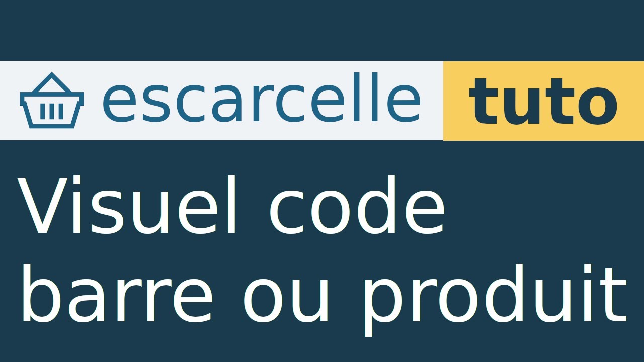 Visuel code barre ou produit