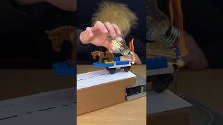 ⚡ LEGO Car + Tesla Coil = FIRE Drive! #shorts