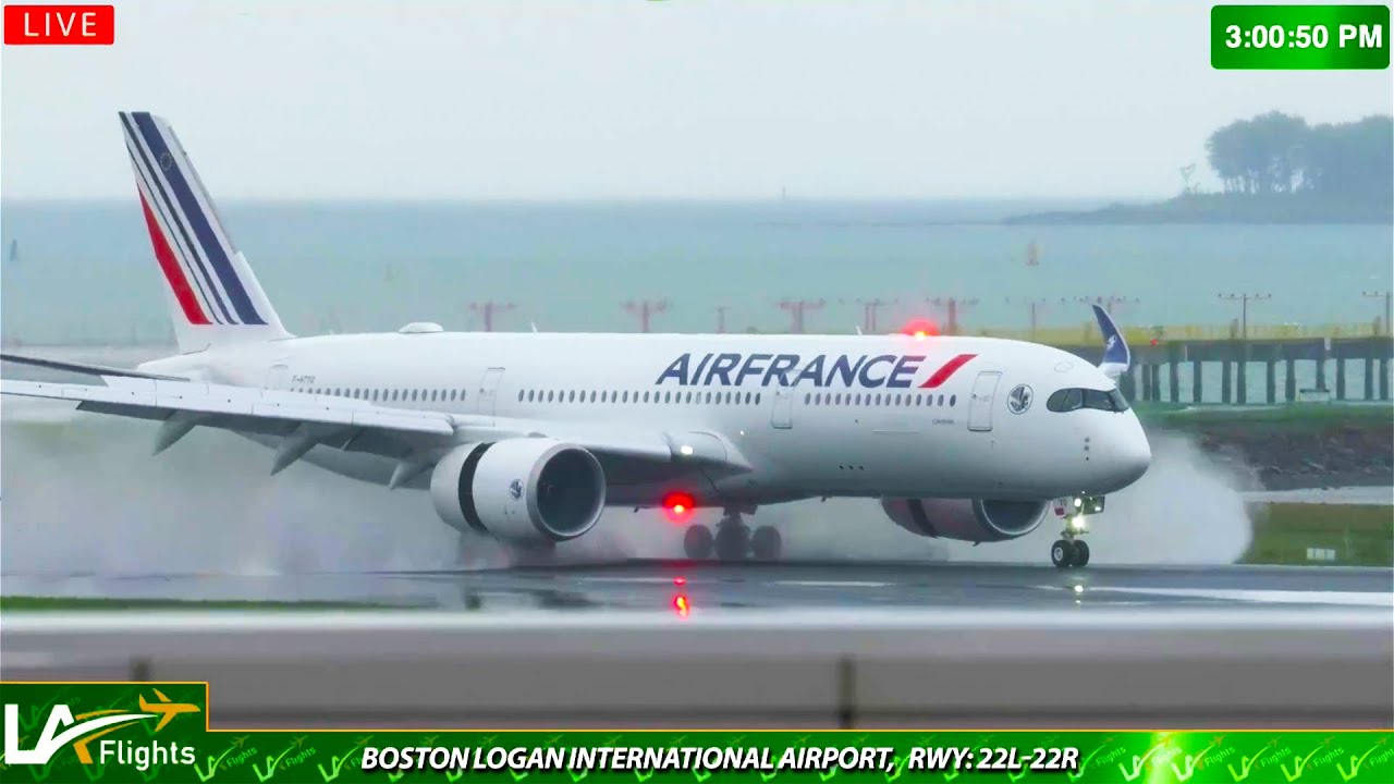 🔴LIVE at Boston Logan International BOS LIVE BOS Plane Spotting