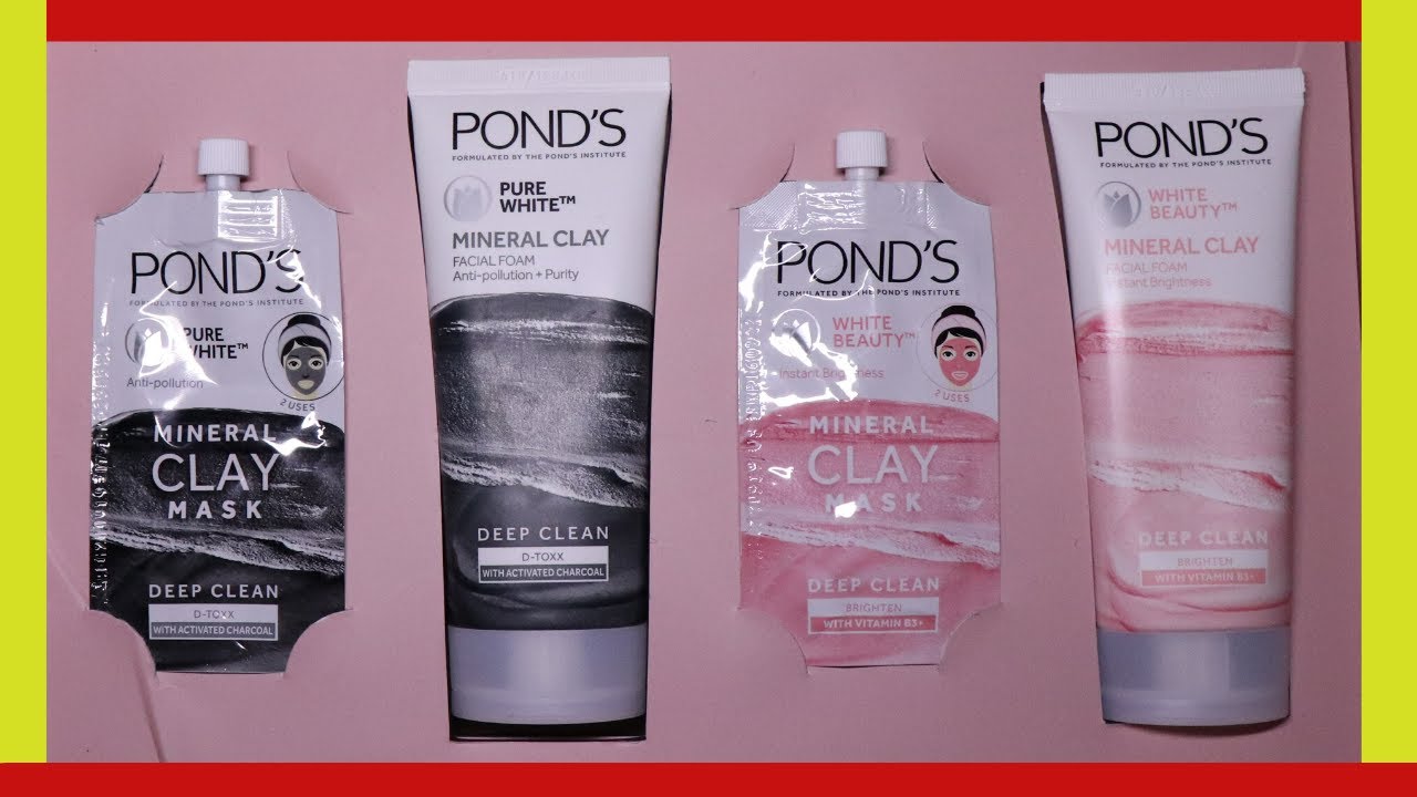 ponds mineral clay foam