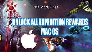 Unlock all expedition rewards in No Man's Sky on MacOS