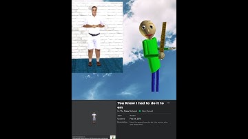 How to get you know i had to do it to em badge in REMAKING Baldi