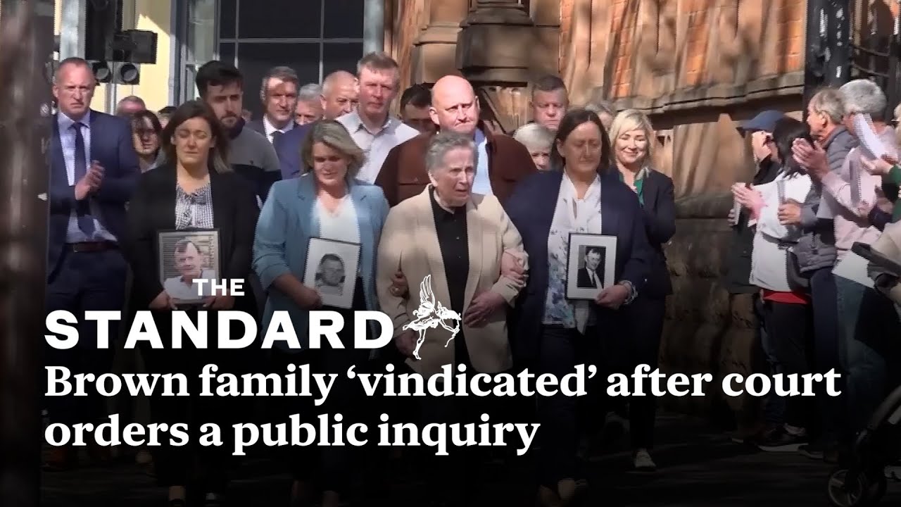 Brown family ‘vindicated’ after court orders Government to set up public inquiry