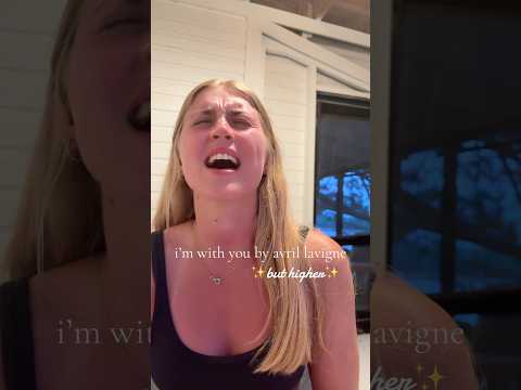 Cover im with you by @AvrilLavigne but with a twist🫶 #fyp #foryou #singer #imwithyou #avrillavignecover