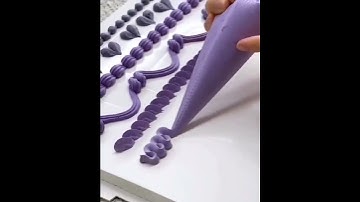 Thumbnail of Hiasan Kue Tanpa Spuit || Hanya Plastik Segitiga #spuit  Sc : confeitariapresenta