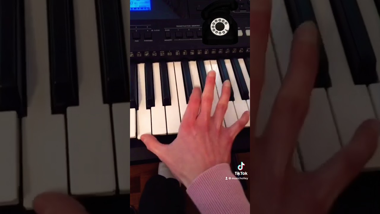 Marimba IPhone ringtone on piano YouTube