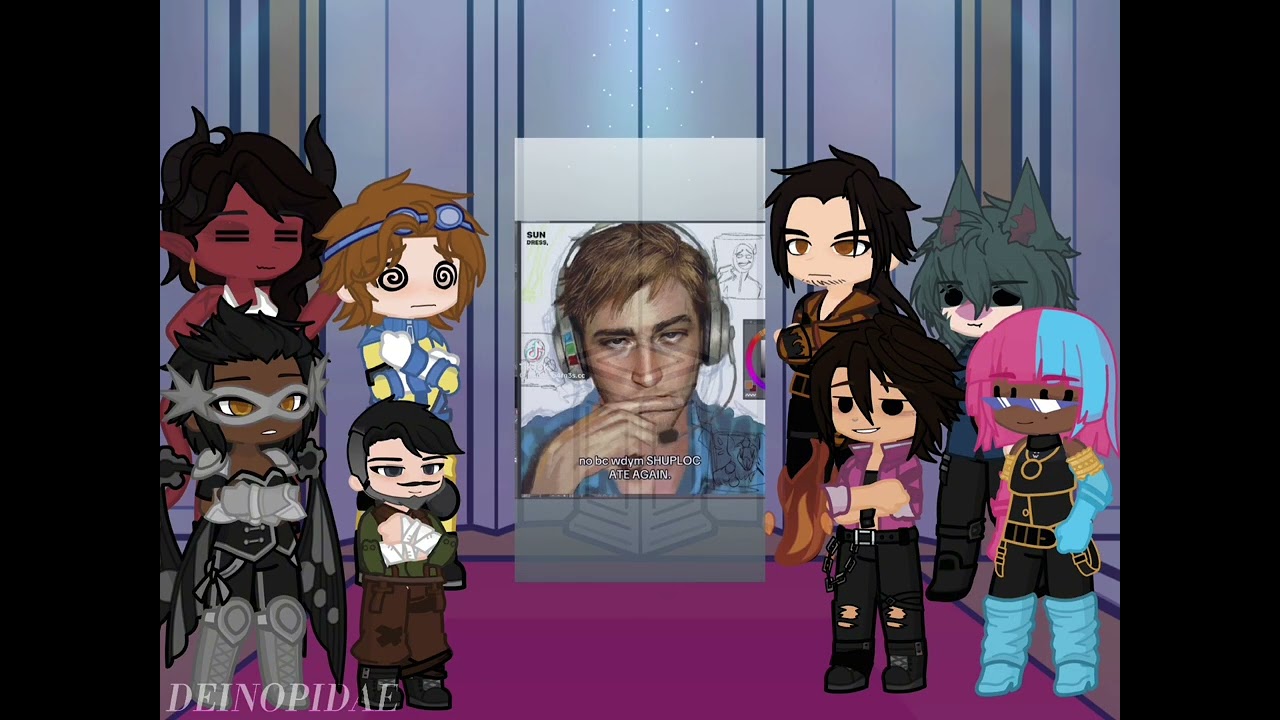 Past Dispatch react to Robert Robertson || Gacha club || 2X