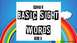 Basic Sight Words Set 5 for Grade 1